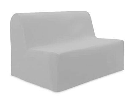 PANAMA cotton sofa bed cover - light grey,200 x 140 cm