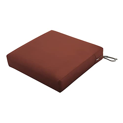 Classic Accessories Ravenna Water-Resistant Patio Lounge Chair/Loveseat Cushion, 25 x 27 x 5 Inch, Mallard Green