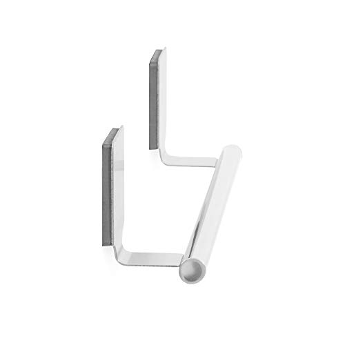 Compactor Magnetic Small Kitchen Towel Rail for Fridges and Metal Surfaces, Stainless Steel, (0,9 & 1,2 mm, Tube = 12 mm), Chrom, 23.5 x 4.5 x 6.