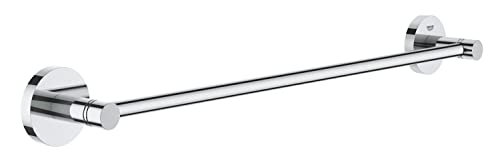 GROHE Start QuickFix Towel Rail (Metal, Concealed Fastening, Including Screws and Dowels, Extra Easy to Fit with GROHE QuickGlue), Size 504 mm, S