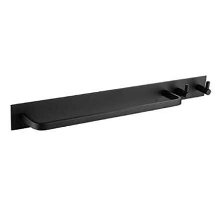 RSOCHS Matte Black Towel Bar for Bathroom Kitchen Hand Towel Holder Dish ,Bathroom towel rack