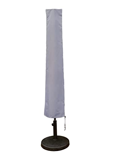 Kingsbridge Parasol Cover Waterproof 600D Heavy Duty Rip Proof Fabric Anti UV HxW 190x30/50cm Outdoor Patio Umbrella Cover Fits 2.7m 3m 9ft-11f P