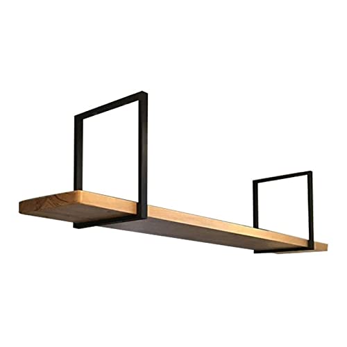 KEppd Hanging Shelf Ceiling Shelf Wine Rack, Floating Shelves One-story Hanging Kitchen Storage Rack, Plant Stand Retro Nordic Wine Rack, Wine Gl