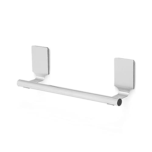 Compactor Magnetic Small Kitchen Towel Rail for Fridges and Metal Surfaces, Stainless Steel, (0,9 & 1,2 mm, Tube = 12 mm), Chrom, 23.5 x 4.5 x 6.