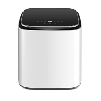 XYZMDJ Portable Washer and Dryer Machine Cooking, Washing and Drying Desktop Washing Machine (Color : White)