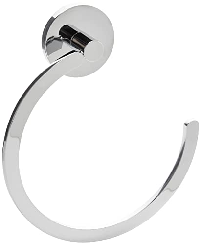 SMEDBO SME_LK344 Smedbo "Loft" Towel Ring, Polished Chrome, 17.5 x 16.5 x 3.4 cm
