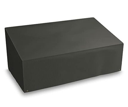 Bosmere Simply Cover 2 Seat Bench Cover, Blackberry (Black), Q405