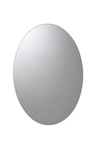 Croydex Tay Stainless Steel Oval Cabinet,425 x 300 x 100 mm