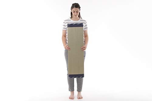 MIINA Japanese Traditional Igusa (Rush Grass) Tatami Mattress, Sleeping Mat, Goza Mat (Twin, Natural) 35” X 79”