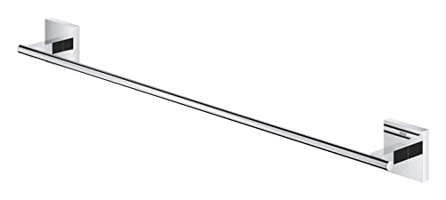 GROHE Start Cube Towel Rail – Bathroom Wall Mounted Towel Holder (Metal, Concealed Fastening, Including Screws and Dowels), Size 600 mm, Extra Ea