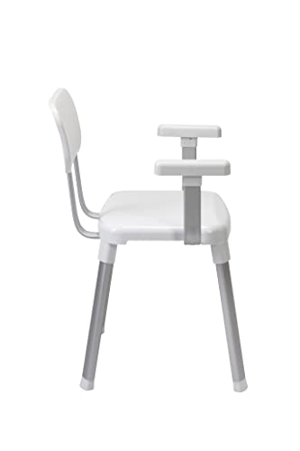 Croydex Modular Shower Seat with Arms, White