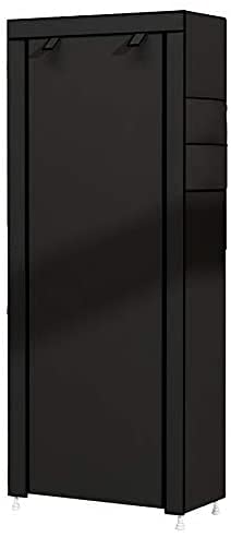 St@llion 10 Tiers Portable Shoe Storage Rack | Shoe Cabinet Organizer Shoe Rack Stand with Dustproof Cover Hold 30 Pairs of Shoes- 153 x 58 x 29