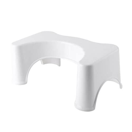 JJA Bathroom Toilet Stool, Foot Step Stool, Footstools, For Constipation Piles Relief Foot Stool - Anti-Slip Bathroom Accessories (Light Grey)