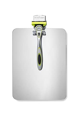 Croydex Shaving Shower Mirror, Acrylic, 202mm x 153mm x 2mm, 202mm x 153mm x 2mm