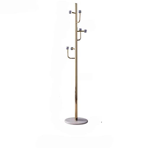 maozi Metal Coat Hanger Design Floor-to-ceiling Coat Rack Standing Bedroom Furniture Floor-to-ceiling Coat Hanger (Color : D, Size : Light Grey)