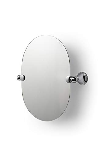 Croydex Westminster Wall Mounted Mirror with Zinc Alloy Construction, Chrome