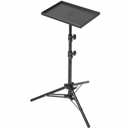 UKCOCO Projector Tripod Stand - Laptop Stand Adjustable Height Multi Purpose Adjustable Portable Tripod Stand for Workstation Music Projector and
