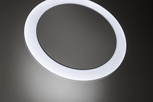 Croydex Halington Hang 'N' Lock Illuminated Rectangular Mirror with LED Lights