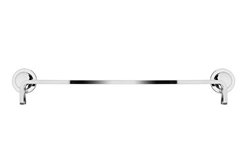 Croydex QM292941 Stick N Lock 2 Adhesive Towel Rail, 5 Year Rust Free Guarantee, Chrome