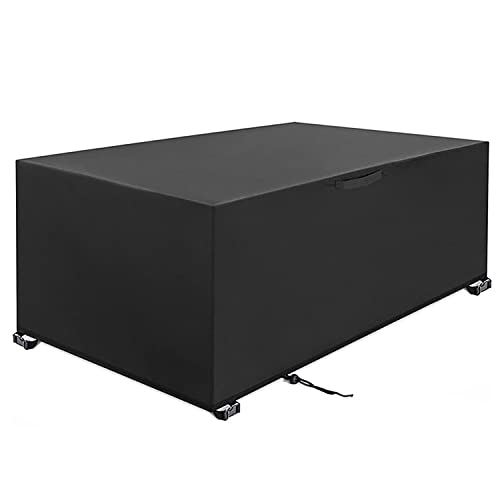 SIMENG Garden furniture set, 420D Oxford cloth outdoor garden 4 windproof buckle dustproof sunscreen table and chair combination furniture cover