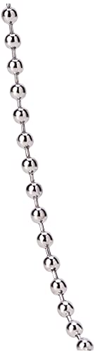 Merriway BH02250 Ball Type Basin Chain with S Hook, 300mm (12 inch) - Chrome Plated