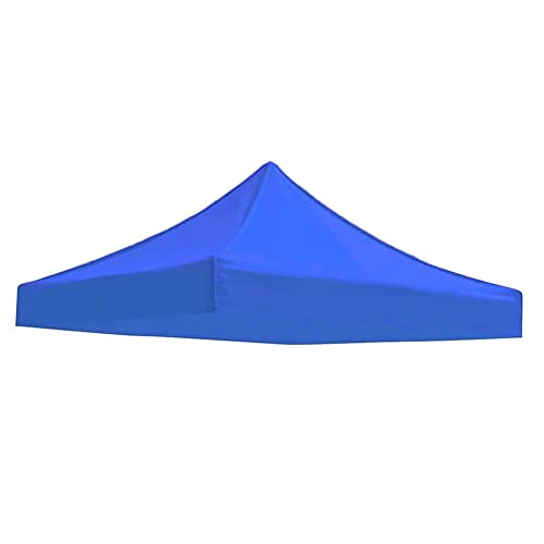 Outdoor Patio Canopy Cover Replacement - Gazebo Pavilion Roof Tarpaulin Sunshade (Blue,2x2m), Folding Tent Top Cloth Sunshade Four Corner Big Umb