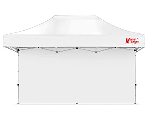 MasterCanopy Instant Gazebo Sidewall Panels Sunwall for 3x3M Pop Up Gazebo Tent,1 Pack (3x3M,Gray)