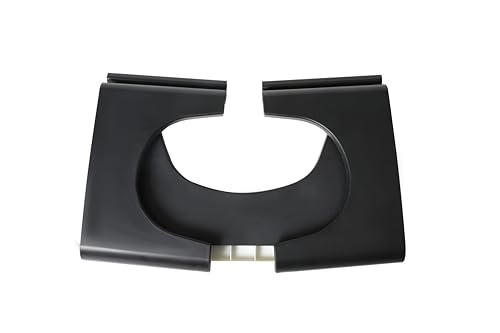 EASACE Folding Toilet Stool, 7” Bathroom Stool for Toilet, Squatting Toilet Stool, Bathroom Potty Stool, Folds for Easy Storage,Step Stool for Ad