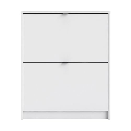 maozi Storage Cabinet Space Saving Bright Series 2 Drawer Shoes Accent Cabinet Entrance Shoes Storage Shoes Cabinet