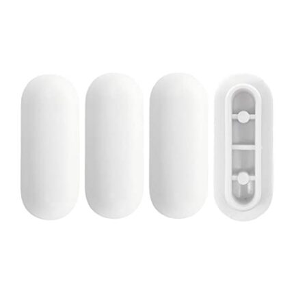 ALLY-MAGIC Toilet WC Seat Buffer Set, Toilet Seat Bumper Noise Dampening Bumpers Gasket Toilet Seat Buffer Set Gasket Toilet Seat Buffer Set Y6-M