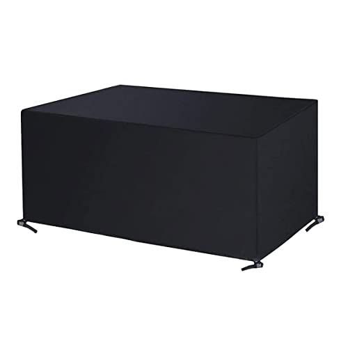 JUZHOUHUI Heavy Duty Outdoor Sofa Cover,Rectangular Outdoor Furniture Set Covers,Dust-Proof Anti-UV All Weather Protection,Lawn Patio Furniture