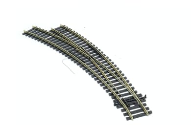 SL-U77 Peco Small Radius Curved Left Hand Point Unifrog code 100 rail 00/H0