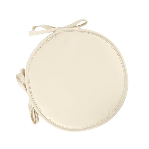 JIOJIO Round Bistro Seat Cushions with ties Outdoor Bistro Chair Cushion Round Bar Stool Cushion 15 (grey 3209)