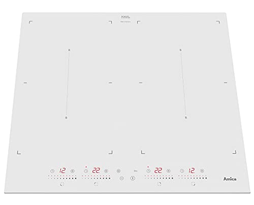 Amica 23442 Induction hob with 4 Heating Fields PI6144S4WSU, Glass
