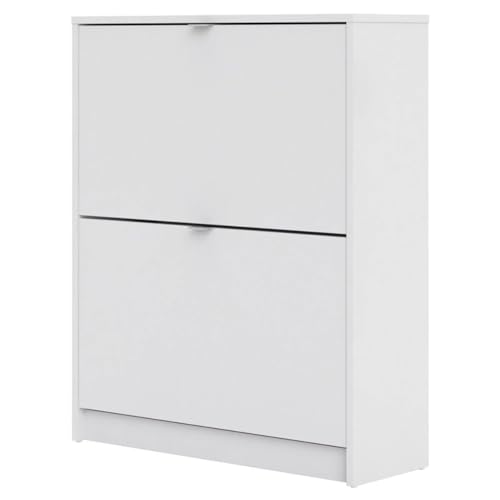 maozi Storage Cabinet Space Saving Bright Series 2 Drawer Shoes Accent Cabinet Entrance Shoes Storage Shoes Cabinet