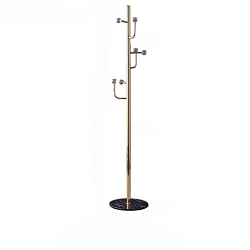 maozi Metal Coat Hanger Design Floor-to-ceiling Coat Rack Standing Bedroom Furniture Floor-to-ceiling Coat Hanger (Color : D, Size : Light Grey)