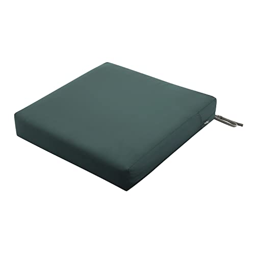 Classic Accessories Ravenna Water-Resistant Patio Lounge Chair/Loveseat Cushion, 25 x 27 x 5 Inch, Mallard Green
