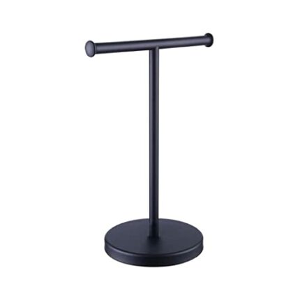 QUANJJ Stainless Steel Free-Standing T Shape Jewelry Towel Holder Stand Towel Rack for Bathroom (Color : D, Size : 12.99x6.30x6.30inch)
