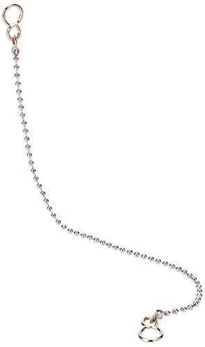 Merriway BH02250 Ball Type Basin Chain with S Hook, 300mm (12 inch) - Chrome Plated