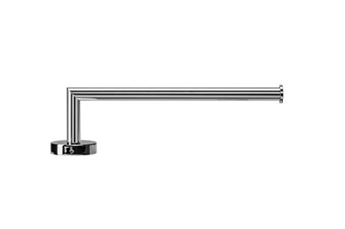 Croydex Flexi-Fix Epsom Towel Bar, Metal, Chrome, 54 x 272 x 78mm