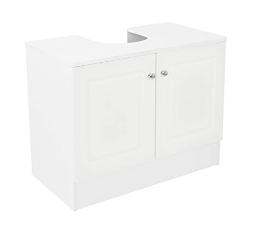 House & Homestyle Under Sink Unit, White, H 56cm x W 70cm x D 37cm