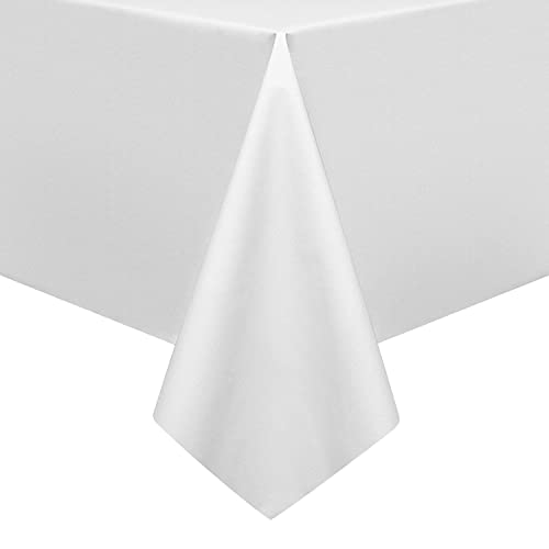 Newthinking PVC Table Cloth, Wipe Clean Plastic Tablecloth PVC Waterproof, 135x180cm Square Wipeable Table Cloth Protector for Kitchen Picnic Out