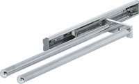 Pull Out Kitchen Towel Holder Rail POLISHED CHROME 2-ARM 330 mm
