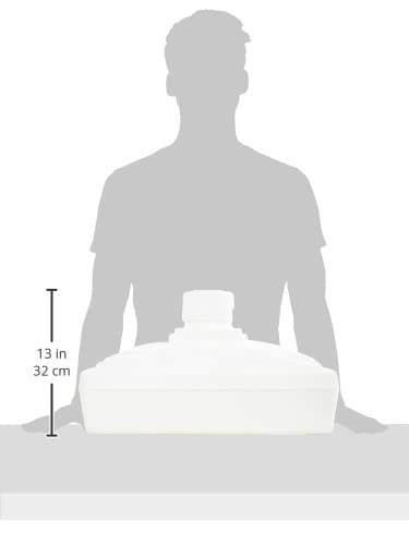 greemotion Fillable Umbrella Base with Bottom Rollers and Pull Handle - Plastic Umbrella Stand can be filled with approx. 40 l of Water or Sand -