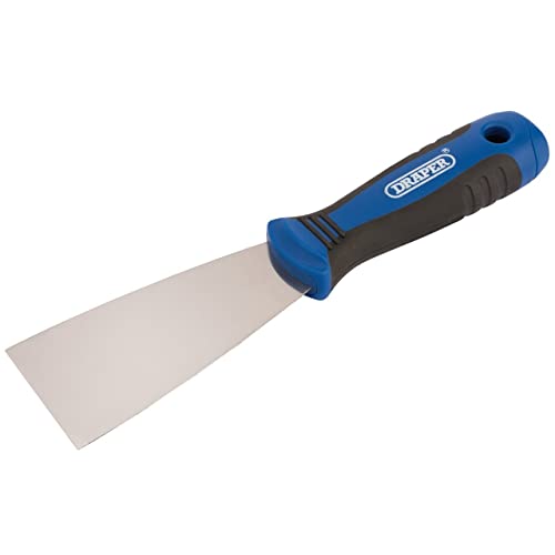 Draper 82660 Soft Grip Filling Knife, 50 mm Blade Width, Blue