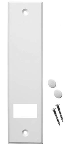 Schellenberg 53603 Roller Shutter Belt Cover Hole Spacing 18.5 cm Standard Maxi for Belt Winder and Inlet Winder White