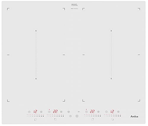 Amica 23442 Induction hob with 4 Heating Fields PI6144S4WSU, Glass