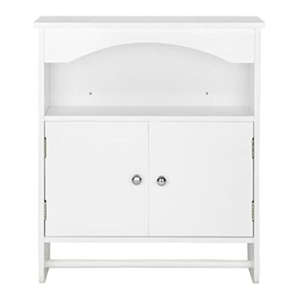 WALNUT Bathroom Wall Cabinet White Bathroom Cabinet Cabinet 53x15.5x62cm Shelving Cabinet