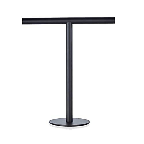 CHUNYU Portable Hand Towel Holder Stand For Bathroom Stainless Steel Countertop Towel Rack Stand Brushed Matte Black