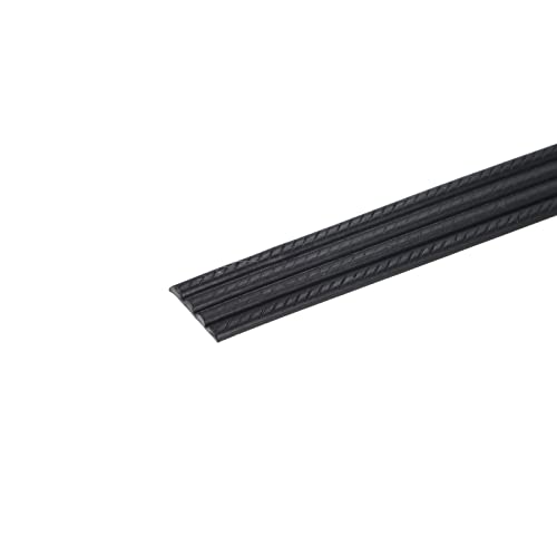 PATIKIL Wicker Repair Kit, Flat Synthetic Rattan Material for Garden Patio Furniture Replacement DIY Chair Sofa Table, Black